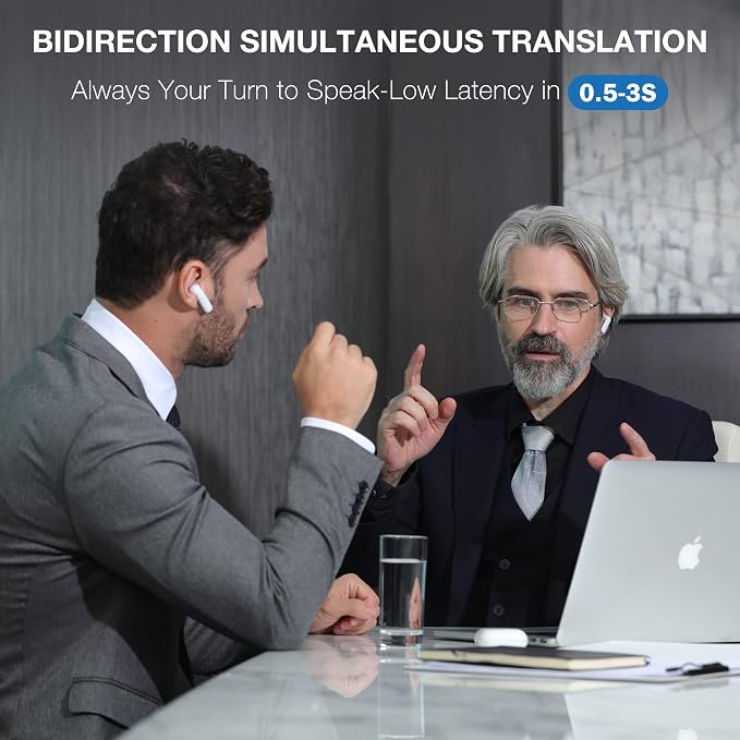 Timekettle WT2 Edge W3 Translator Device, Bidirection Simultaneous Translation - Image 2