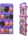 Dual Sided Hanging Shoe Organizer by ANZORG