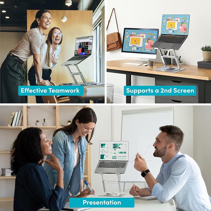 Lifelong 360 Rotating Ergonomic Laptop Stand - Image 9