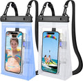 2 Pack Large Waterproof Phone Pouch, Waterproof Phone Case by Kebrela
