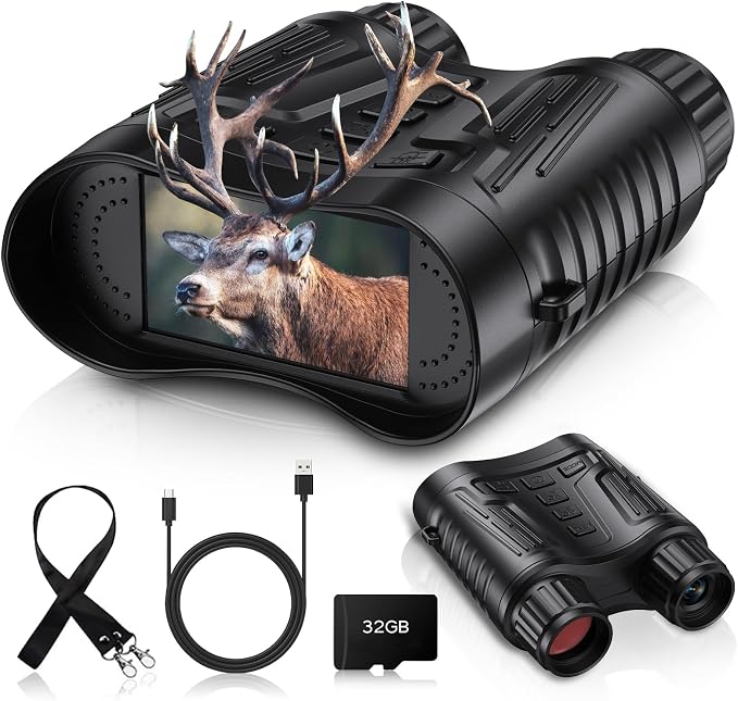 Night Vision Binoculars for Adults, 4K HD Night Vision Goggles by TizycodNightVisionBinocular