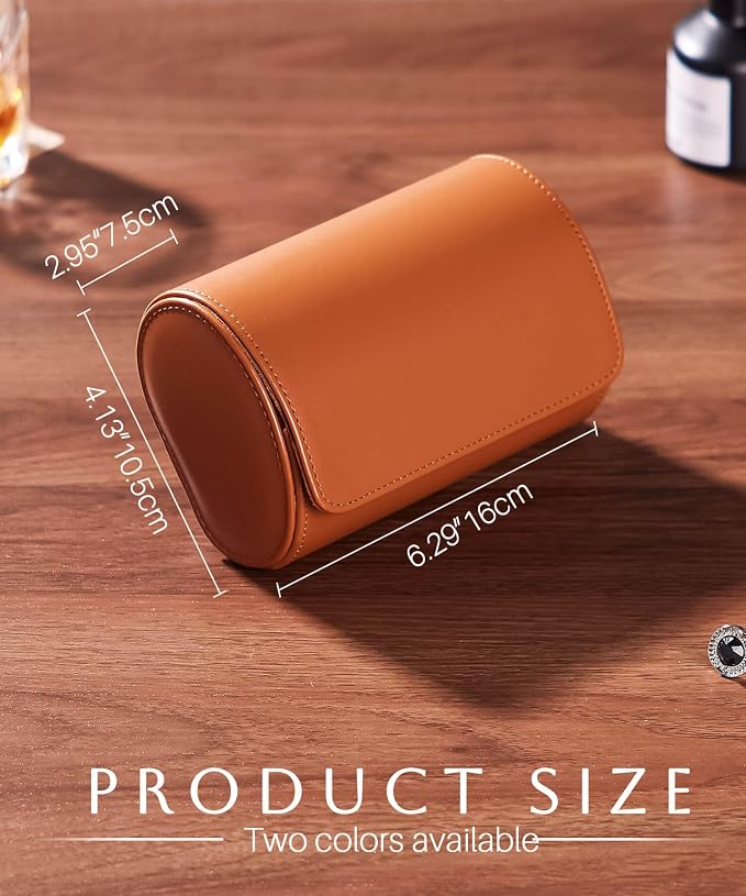 Homde Travel Watch Box Leather: Traveling Case - Image 3