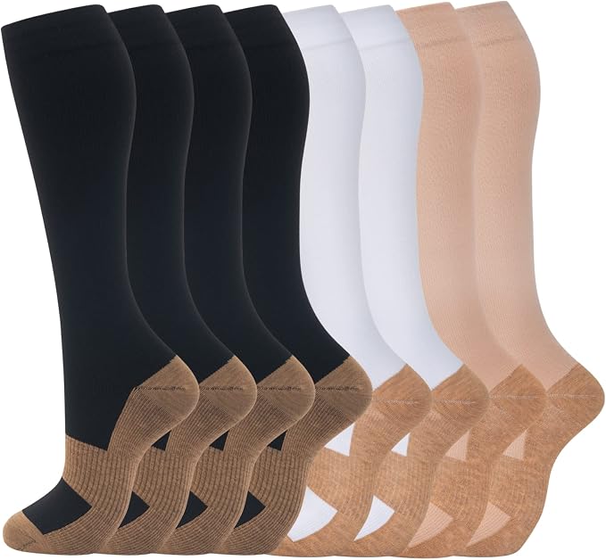 fenglaoda 8 Pairs Compression Socks - Image 6