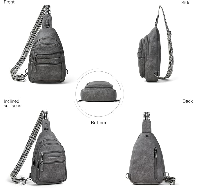 Sling Bag for Women Crossbody Bags Sling Purse Cross Body Backpack Vegan - Image 5