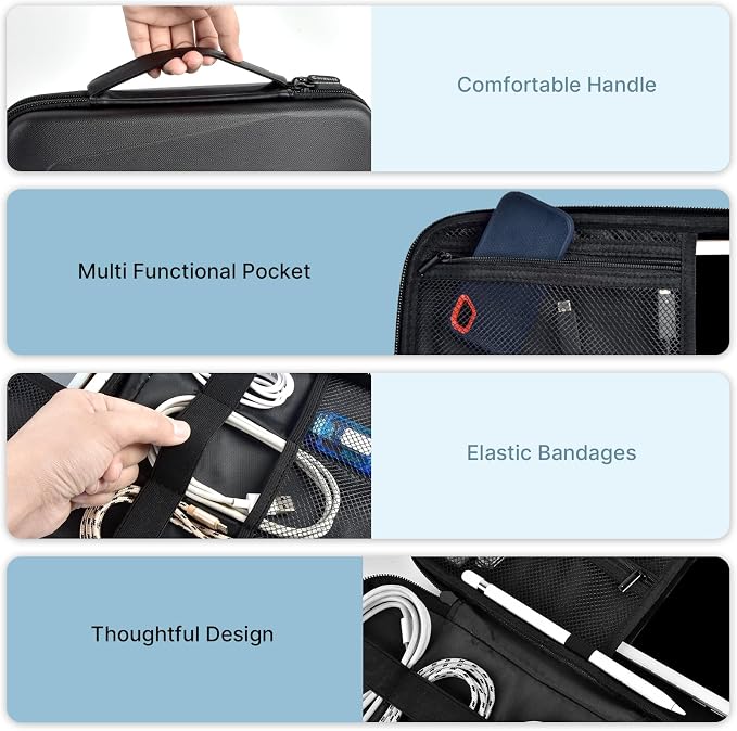 Electronics Organizer Travel Case - Image 4