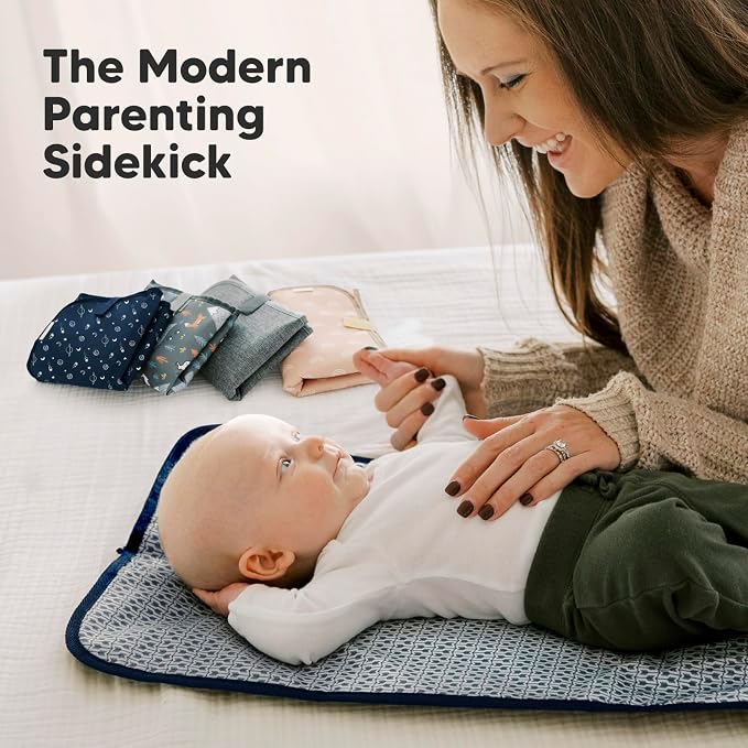 KeaBabies Portable Diaper Changing Pad, Easy Wipe Clean - Image 9