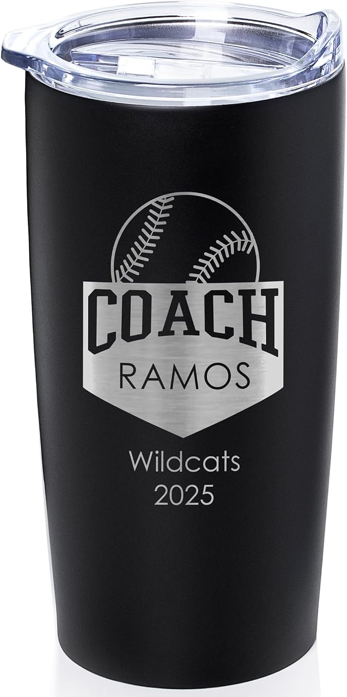 Lifetime Creations Custom Baseball Coach Tumbler by LifetimeCreations