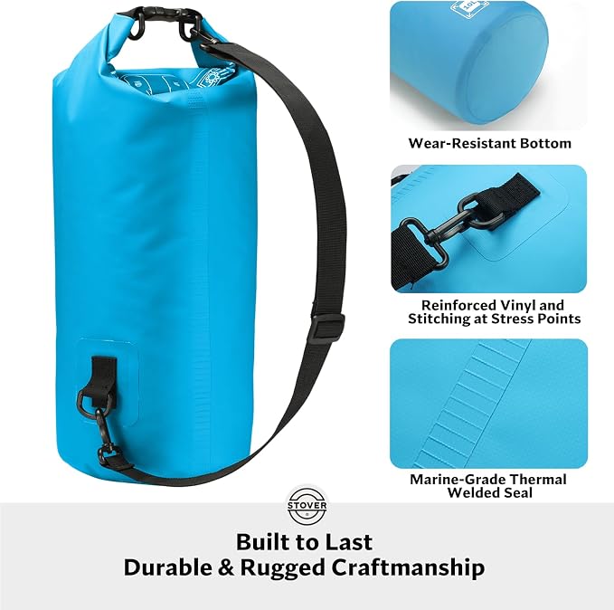 STOVER 5/10/25/30/40/55L Waterproof Backpack- Floating Dry Bag - Image 3