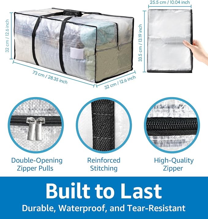 6 Pack Heavy Duty Moving Bags - Image 7