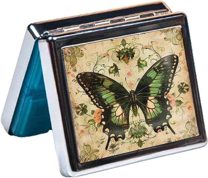 Cute and Portable Metal Pill Organizer – 8 Compartments, Elegant Chrome Finish - Image 4