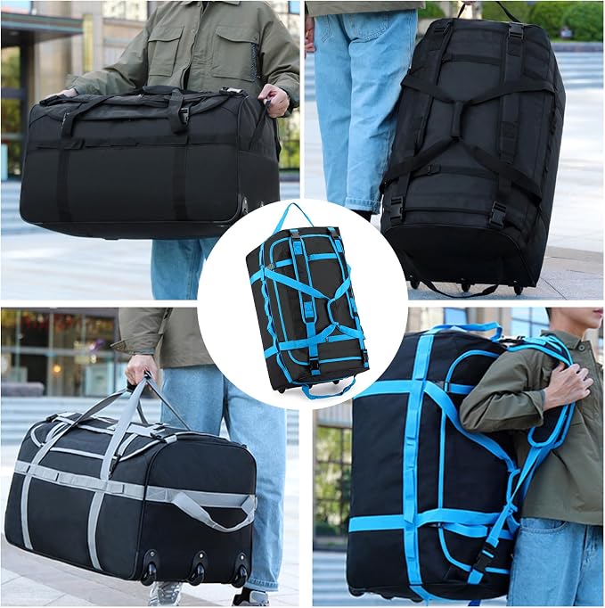 Foldable Rolling Duffle Bag - Image 5