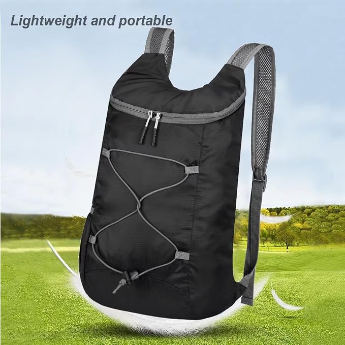 16L Hiking Daypack Lightweight Foldable Travel Backpack Water Repellent Camping - Image 7