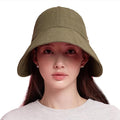 Linen Victorian Bonnet Hat Sun Cap, Foldable Summer Visor | New Katy by WhiteSandsMoja