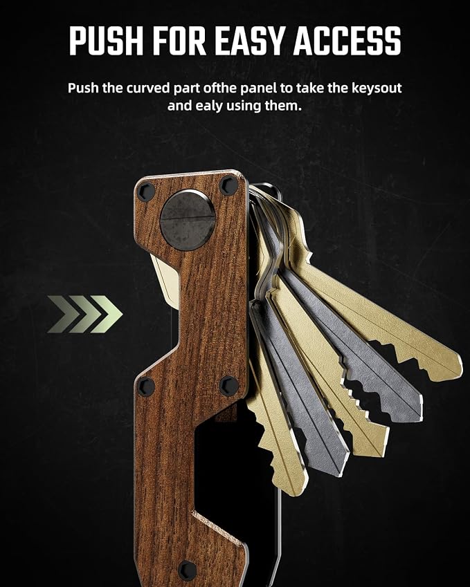 Key Organizer Compact Key Holder Metal Key Chain Minimalist key case key holder - Image 5