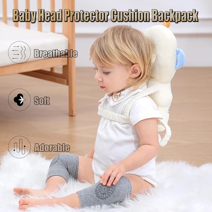 Feidoog Baby Head Protector Cushion Backpack - Image 2