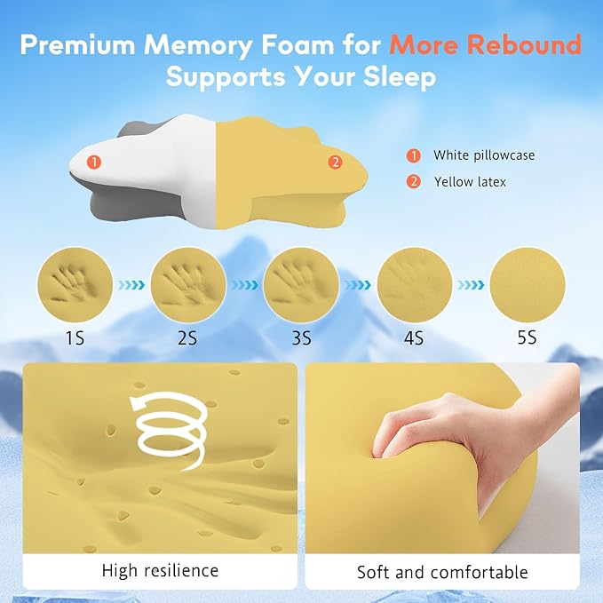Dual-Height Cervical Neck Pillow - Image 4