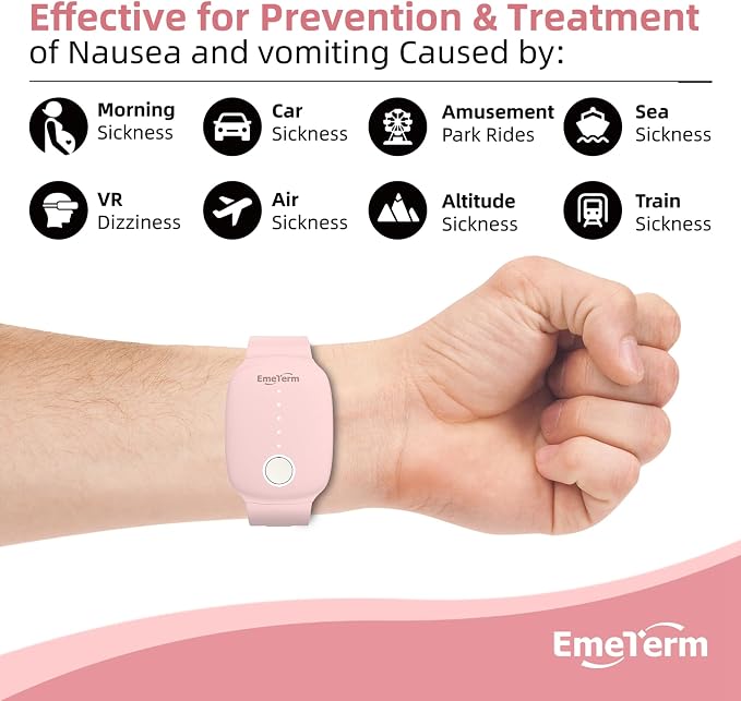 EmeTerm Fashion FDA-Cleared Relieve Nausea Electrode Stimulator Morning - Image 2