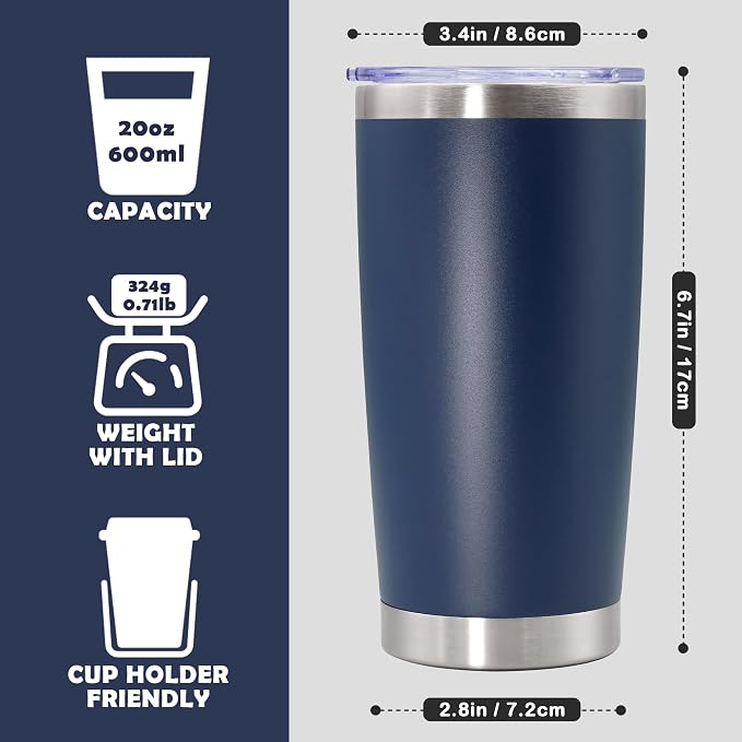 20oz Tumbler Stainless Steel Tumbler Cup - Image 4