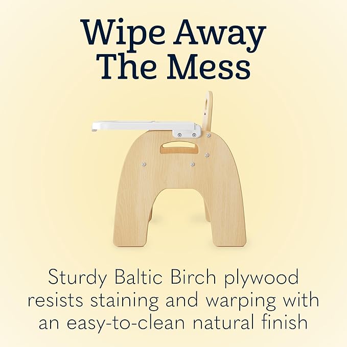 Foundations Easy Serve 5" Wood Feeding Chair - Image 6