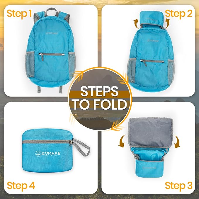 ZOMAKE Ultra Lightweight Hiking Backpack 20L - Image 5