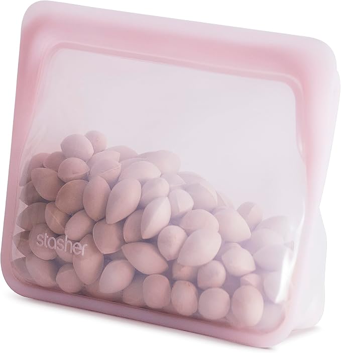 Stasher Premium Silicone Reusable Food Storage Stand-Up Mini Bag, Sous Vide by Stasher
