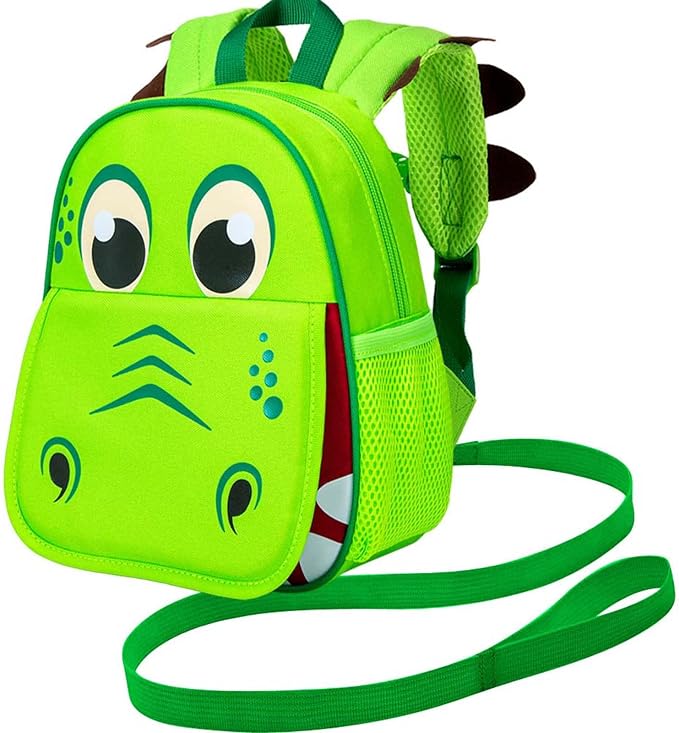 AGSDON Toddler Backpack Leash, 9.5" Safety Harness Dinosaur Bag by AGSDON