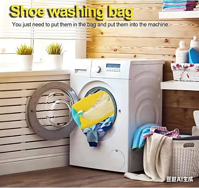 Shoe Cleaning Bag, Washing Machine Shoe Bag, Reusable Sneaker Cleaning Bag - Image 7