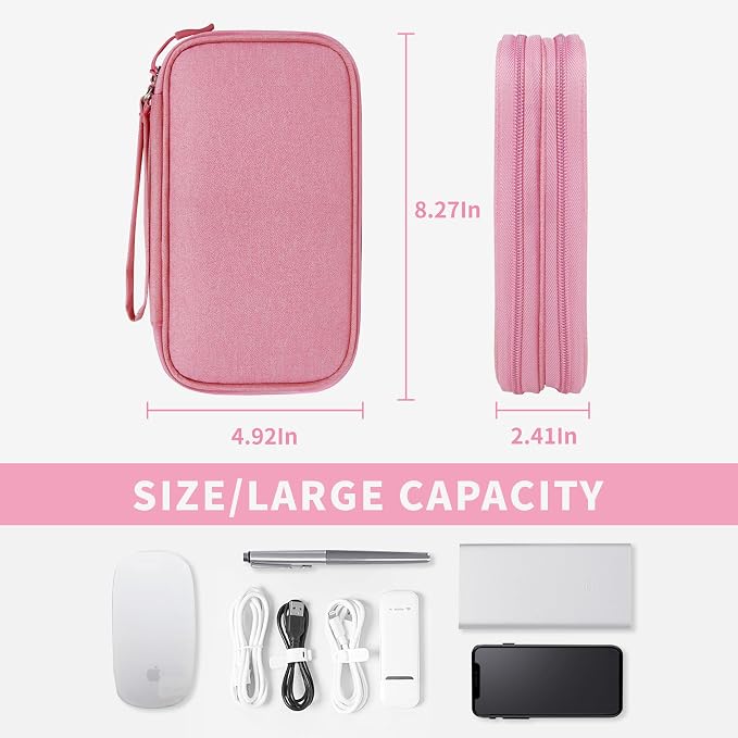 Electronics Travel Organizer, Portable Waterproof Electronic Travel Storage Bag - Image 4