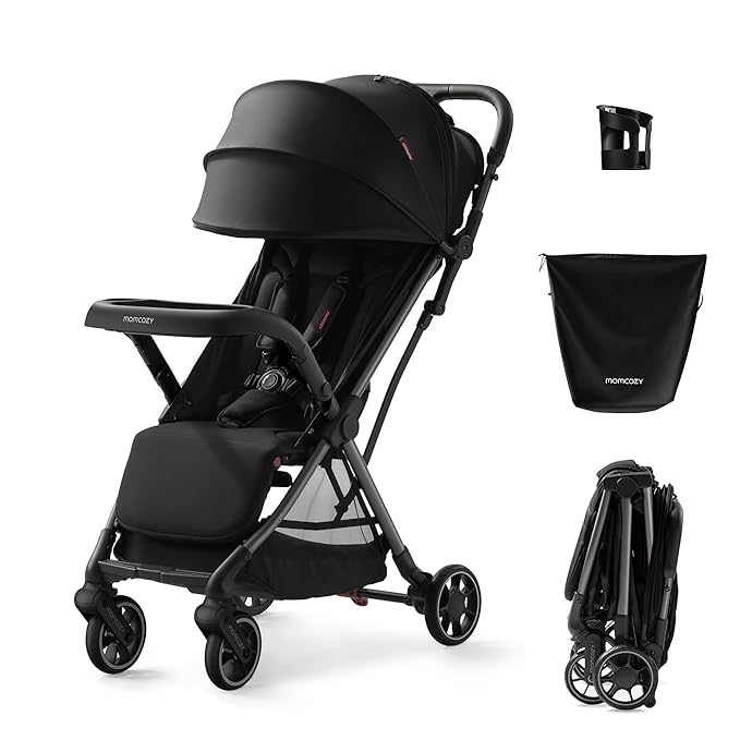 Momcozy ClickGo Lightweight Stroller, Compact Travel Stroller by Momcozy