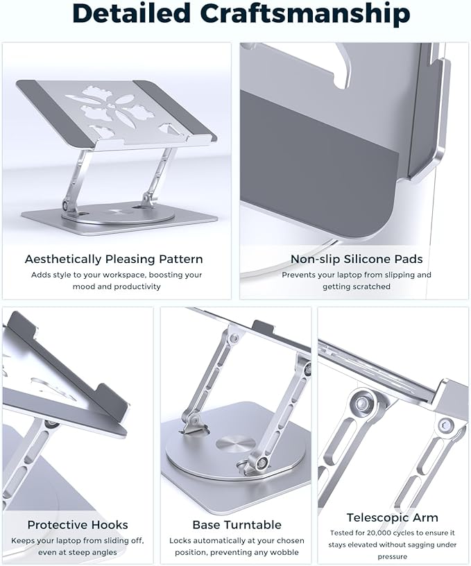 Adjustable Laptop Stand for Desk - Image 6
