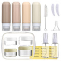 16 Pack Travel Bottles Set for Toiletries, Leakproof Travel Containers for by Mrsdry