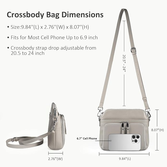 befen Genuine Leather Crossbody Purses - Image 4
