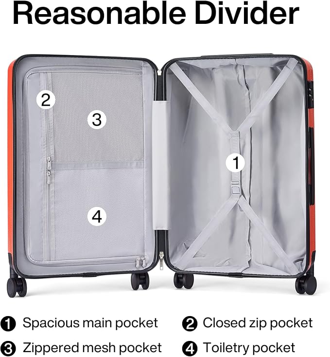 Hanke Luggage Sets 2 piece Carry On Luggage - Image 5