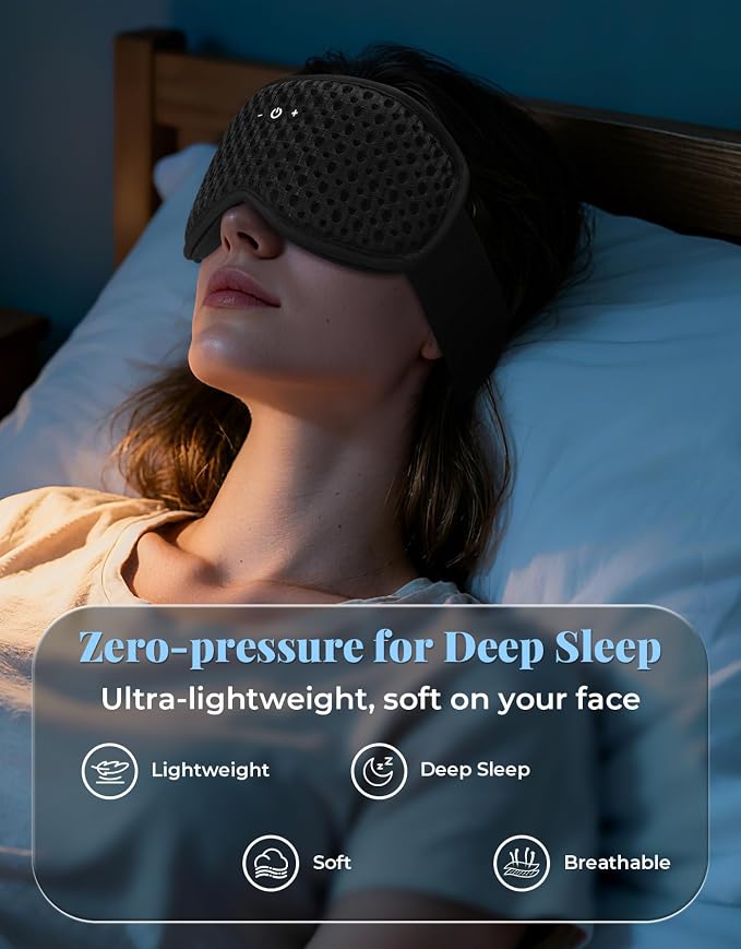 Adjustable 3D Contoured Sleep Mask - Image 4