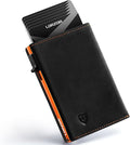 LORZOR Wallet for Men with Metal Card Holder, Pop Up Wallet, Finest Full Grain by LORZOR