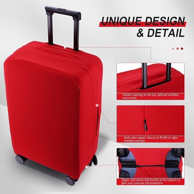Travel Luggage Cover Suitcase Protector Scratch-Resistant Fit 19-31 Inch - Image 3