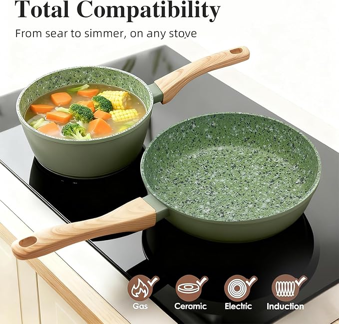 3-Piece Nonstick Pots and Pans Set - Image 8
