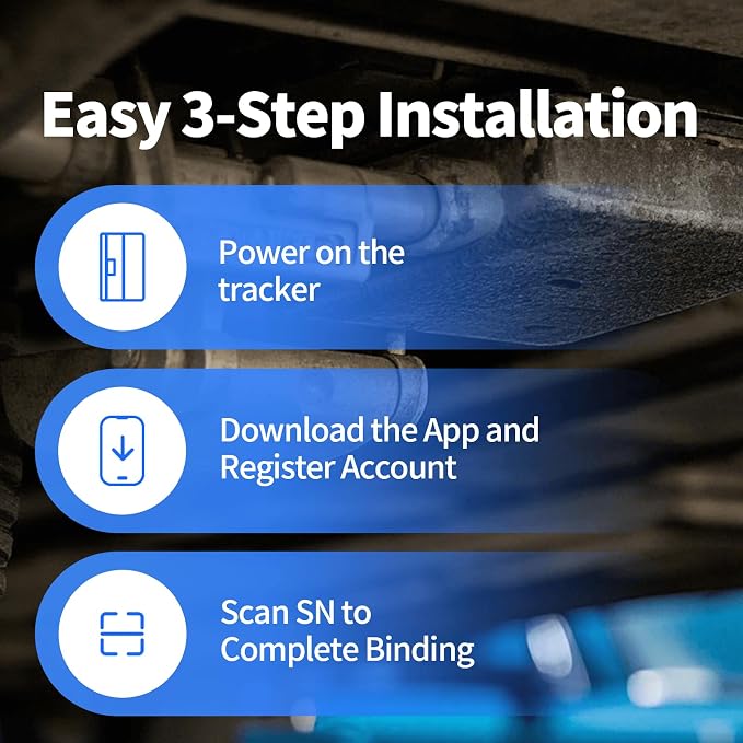 GPS Tracker for Vehicles, No Monthly Fee, No Subscription, 120-Days Long - Image 6