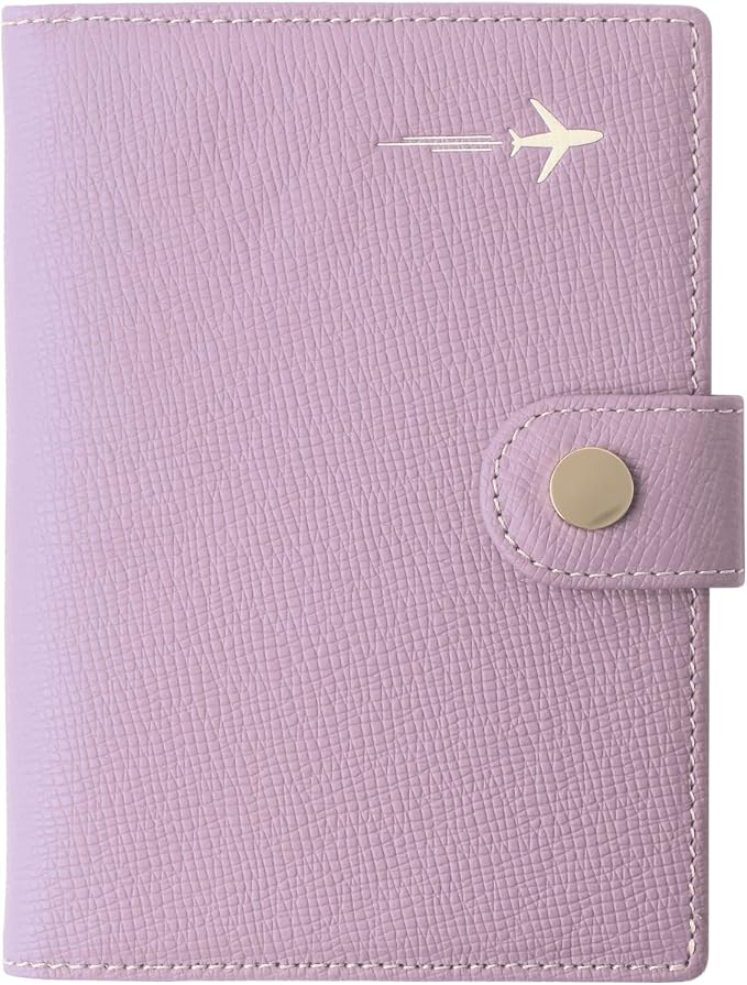 Genuine Leather Passport Case, RFID Passport Cover by Borgasets