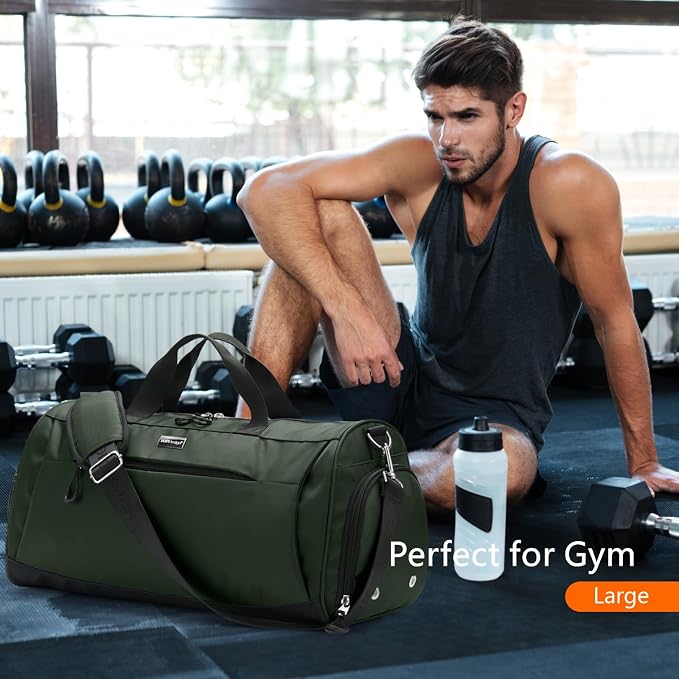 TOPDesign Gym Bag for Women & Men, Unisex Duffel Bag - Image 2