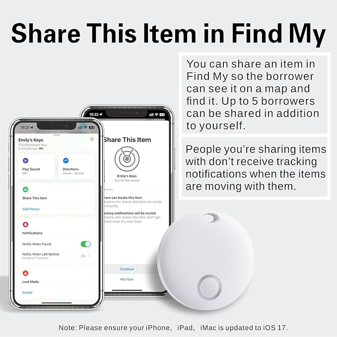 Reyke Smart Tag, Works with Apple Find My, Item Locator - Image 6