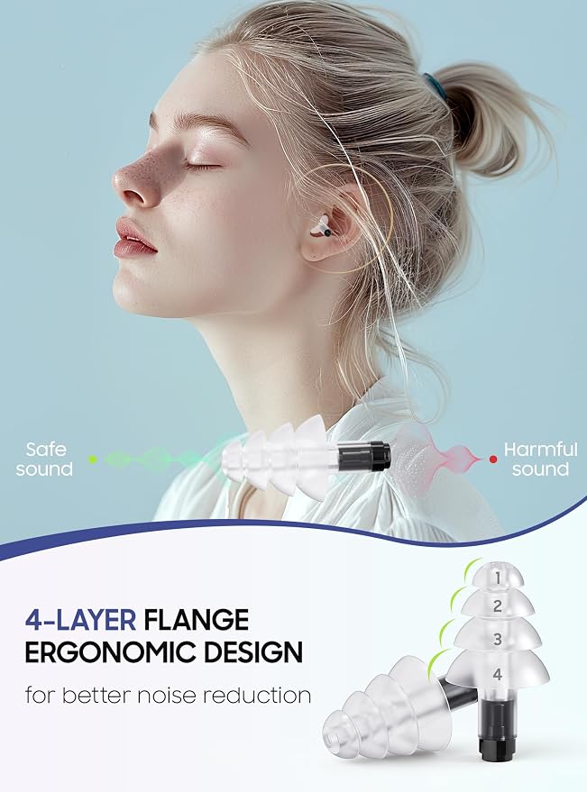 Ear Plugs for Airplane Pressure Relief, Kids 6+, Adults/Small Canal Reusable - Image 3