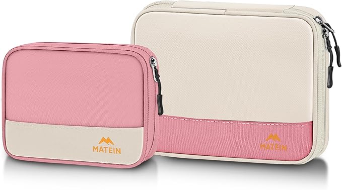 MATEIN Travel Cord Organizer Case 2 Pack by MATEIN