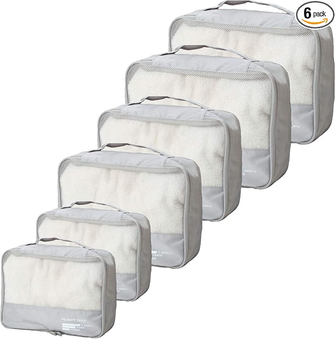 Packing Cubes Set Travel Luggage Organizers Suitcase Lightweight Accessories by Unknown