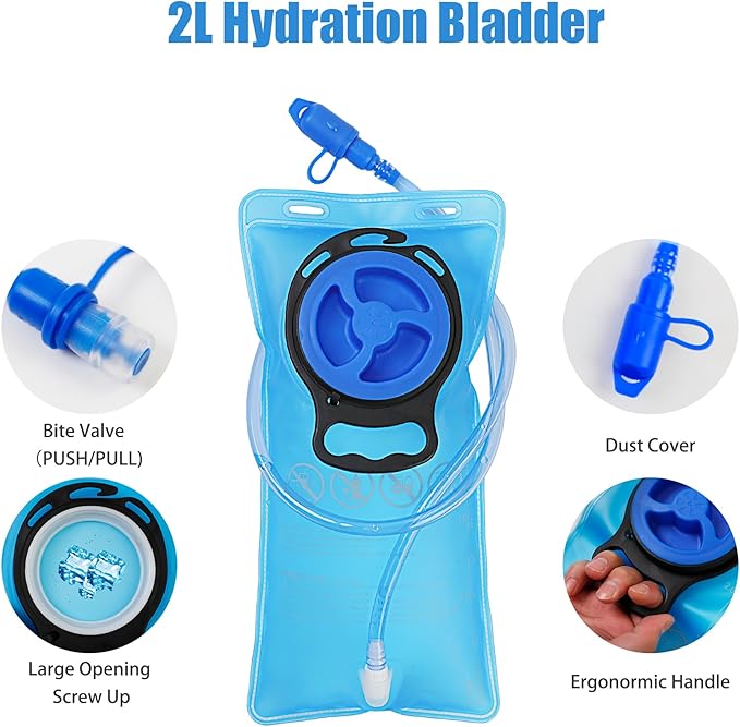 Tactical Hydration Backpack 2L Water Bladder - Image 6