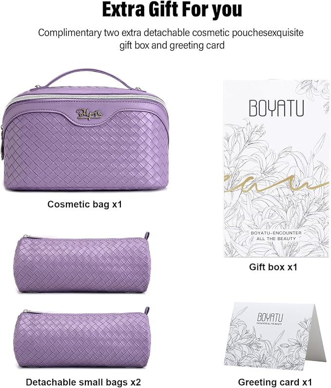 BOYATU Travel Makeup Bag Cosmetic Bags - Image 5