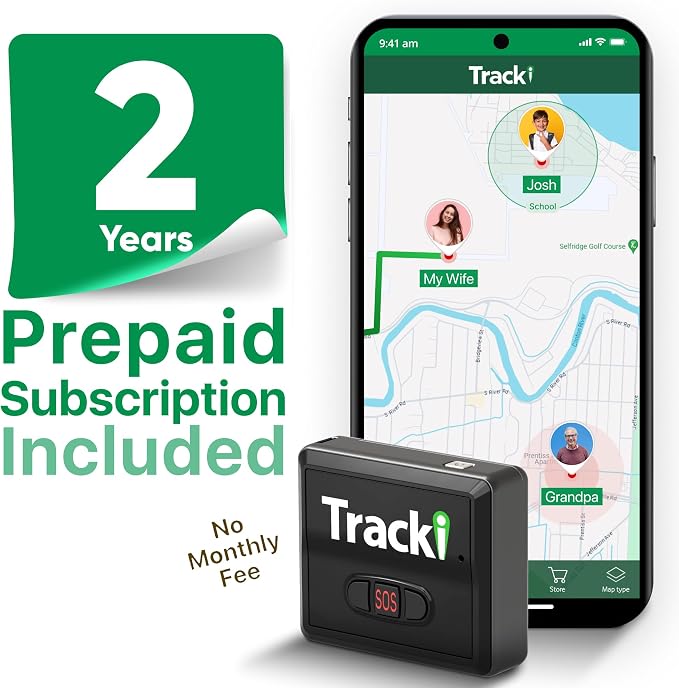 Tracki GPS Tracker for Vehicles, Kids. Subscription Needed. US-Made Tech. 4G - Image 5