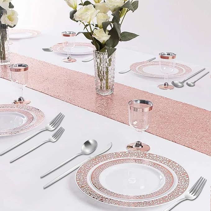 Matte Silverware Set, VANVRO 20-Piece Stainless Steel Flatware Set, Satin - Image 6