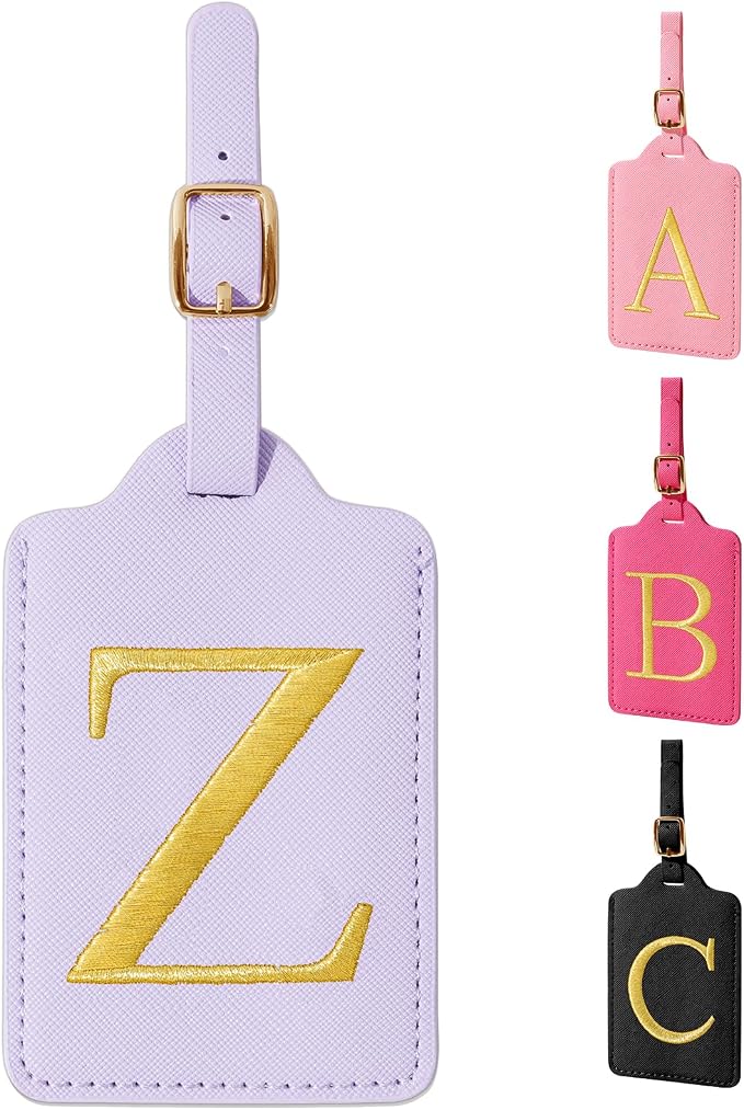 Personalized Initial Luggage Tags by izuzta
