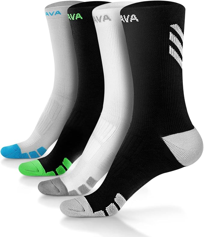 DOVAVA Dri-tech Compression Crew Socks, Comfort Boost Circulation by Dovava